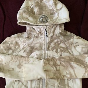 Lululemon hoodie white stormy grey